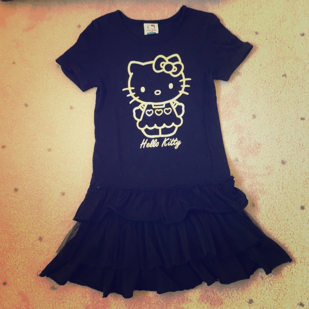 Hello kitty casual girls dress